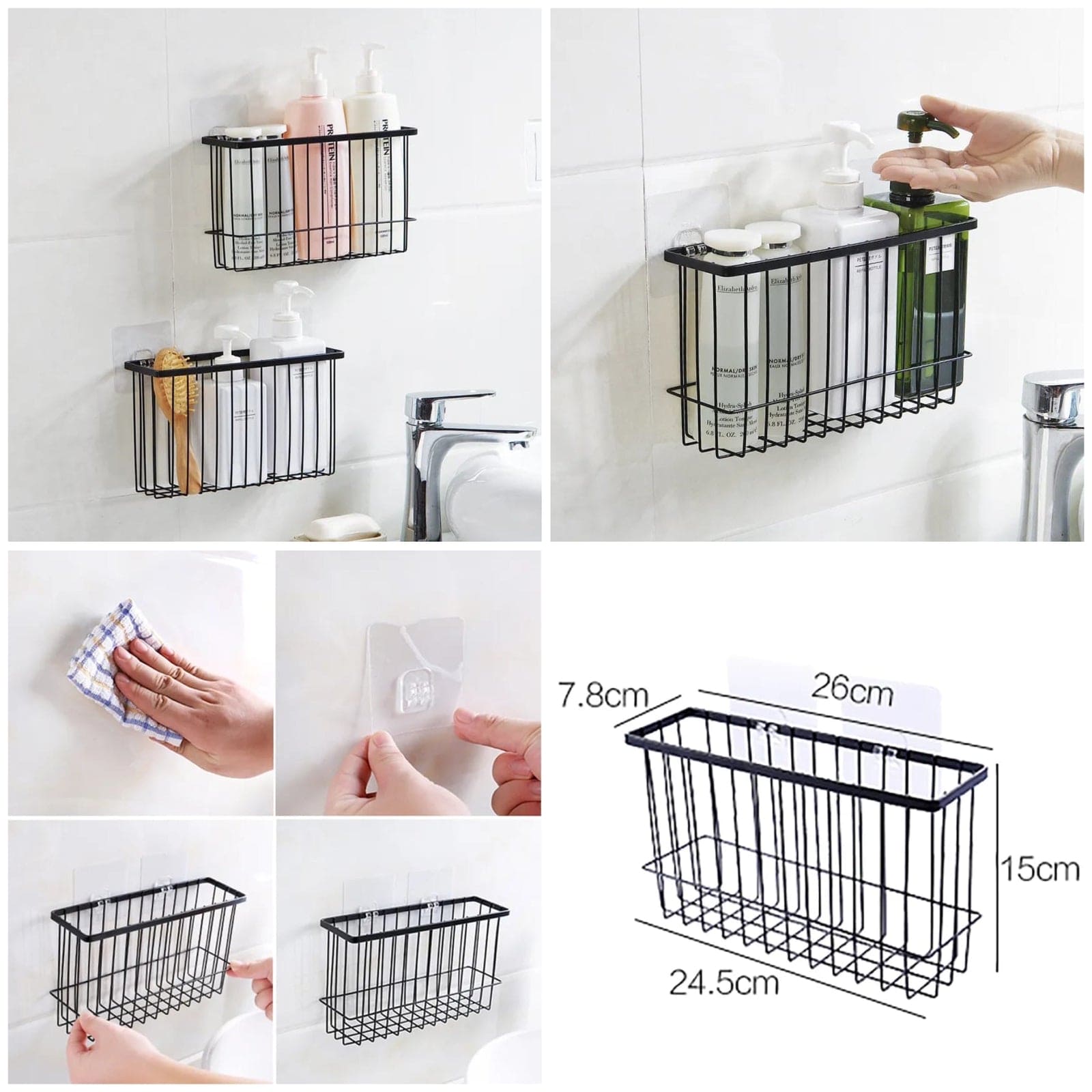 Iron Grill Organizer, Simple Style Iron Storage Basket Organizer, Living Room Home Potted Book Storage Basket, Punch Wrought Iron Rack, Kitchen Bathroom Storage Organizer Iron Grill Organizer, Simple Style Iron Storage Basket Organizer, Living Room Home Potted Book Storage Basket, Punch Wrought Iron Rack, Kitchen Bathroom Storage Organizer